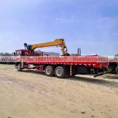 32.重汽豪沃MATE后八轮石煤13吨五节臂随车起重卡车