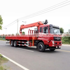 24.东风玉柴270石煤12吨五节臂随车起重卡车