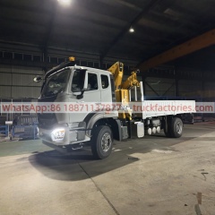 1、白黄+105折+N系列300马力随车起重卡车