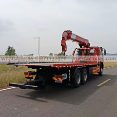 8.重汽豪沃后八轮清障随车起重卡车