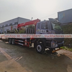 12.重汽豪沃后八轮随车起重卡车（三一12吨5节臂）