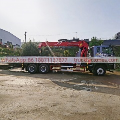 12.重汽豪沃后八轮随车起重卡车（三一12吨5节臂）