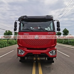 14.重汽豪沃后八轮长兴12吨5节臂随车起重卡车