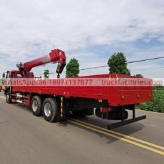 14.重汽豪沃后八轮长兴12吨5节臂随车起重卡车