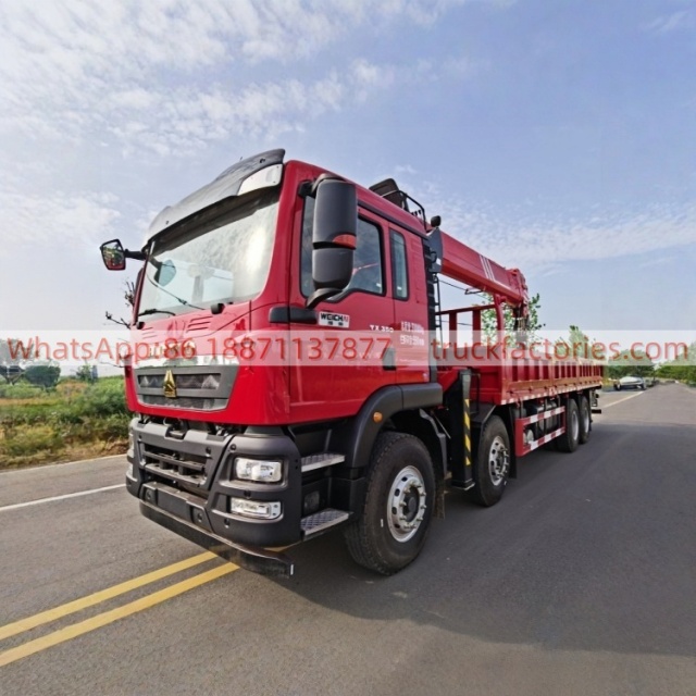 19.重汽豪沃前四后八三一14吨5节臂Pro随车起重卡车