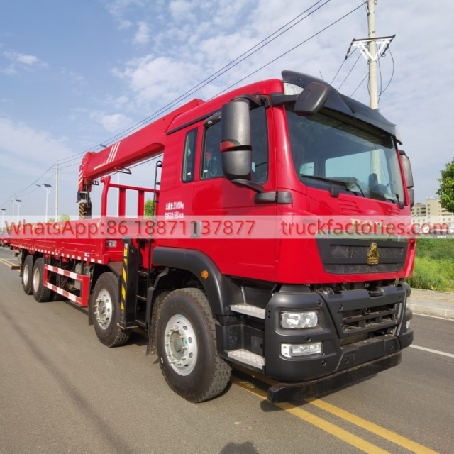 19.重汽豪沃前四后八三一14吨5节臂Pro随车起重卡车