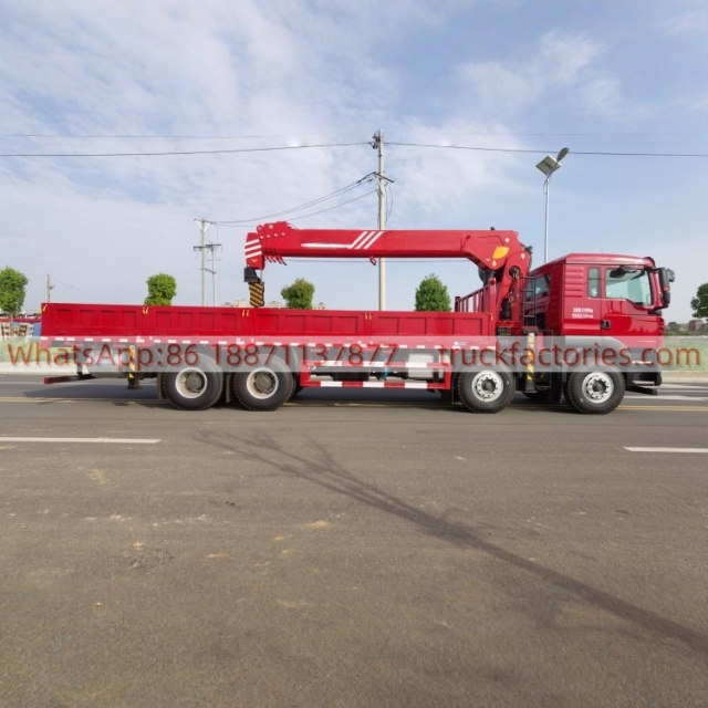 19.重汽豪沃前四后八三一14吨5节臂Pro随车起重卡车