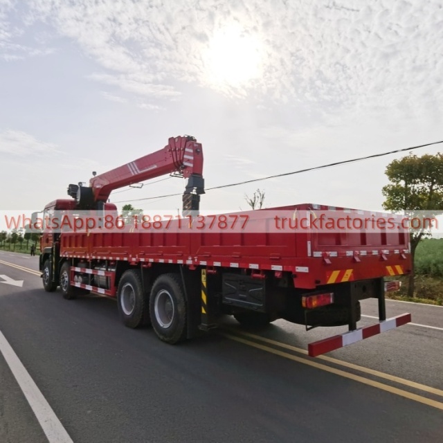 19.重汽豪沃前四后八三一14吨5节臂Pro随车起重卡车