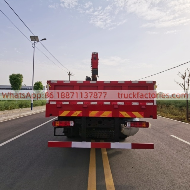 19.重汽豪沃前四后八三一14吨5节臂Pro随车起重卡车