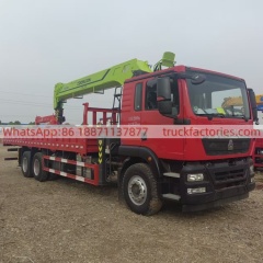 HOWO Crane Truck, Lorry-mounted Crane Truck, Straight-arm Crane, Flatbed Lorry-mounted Crane Truck