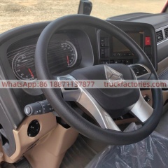 18.重汽豪沃前四后八4吨5节臂平板带爬梯随车起重卡车