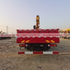 21.重汽豪沃前四后八徐工16吨5节臂随车起重卡车