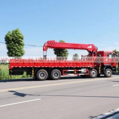 22.重汽豪沃前四后八长兴16吨5节臂随车起重卡车