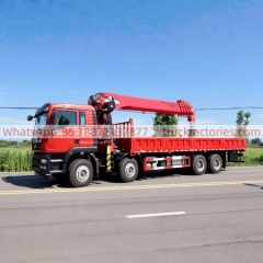 22.重汽豪沃前四后八长兴16吨5节臂随车起重卡车