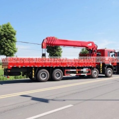 22.重汽豪沃前四后八长兴16吨5节臂随车起重卡车