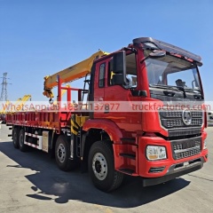 7.陕汽德龙400马力8×4随车起重卡车