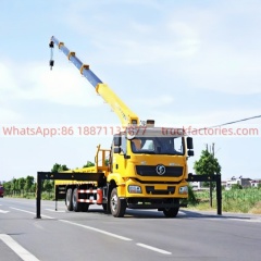 15.陕汽德龙后八轮320马力随车起重卡车