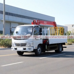 25.福田奥铃长兴4吨 4节臂随车起重卡车