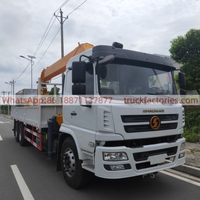 34陕汽12吨吊机随车起重卡车