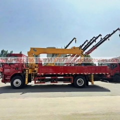 29.柳汽乘龙石煤8吨节六‬臂随车起重卡车