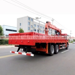 24.东风玉柴270石煤12吨五节臂随车起重卡车