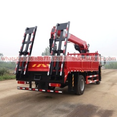 28.解放虎6G长兴8吨5节臂随车起重卡车