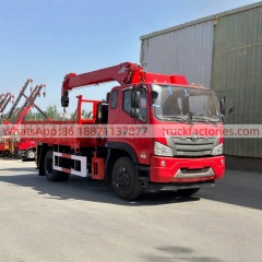 27.福田瑞沃长兴6.3吨四节臂随车起重卡车