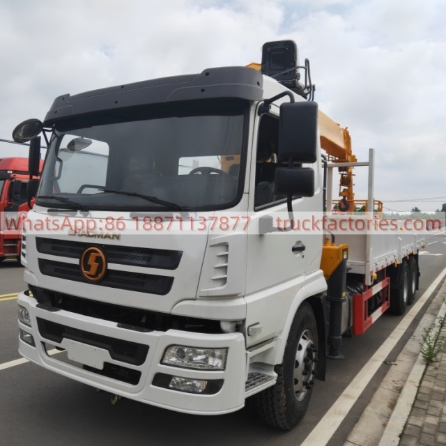 34陕汽12吨吊机随车起重卡车