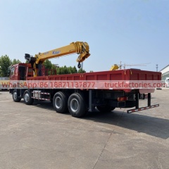 重汽豪沃\5、红黄+350直+豪沃400马力随车起重卡车