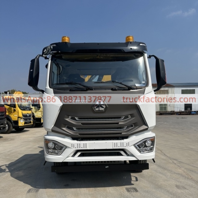 1、白黄+105折+N系列300马力随车起重卡车