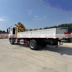 1、白黄+105折+N系列300马力随车起重卡车