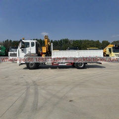 1、白黄+105折+N系列300马力随车起重卡车