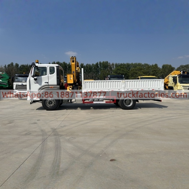 1、白黄+105折+N系列300马力随车起重卡车