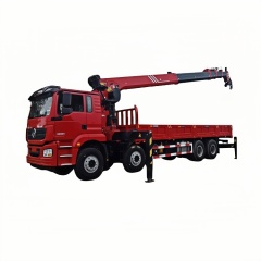 7.陕汽德龙400马力8×4随车起重卡车