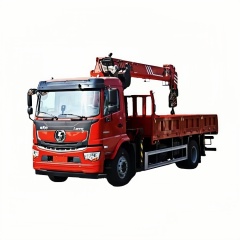 13.陕汽德龙4x2单桥随车起重卡车