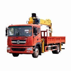 23.东风多利卡D9配石煤8吨6节臂随车起重卡车