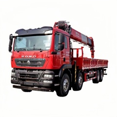 18.重汽豪沃前四后八20吨5节臂随车起重卡车