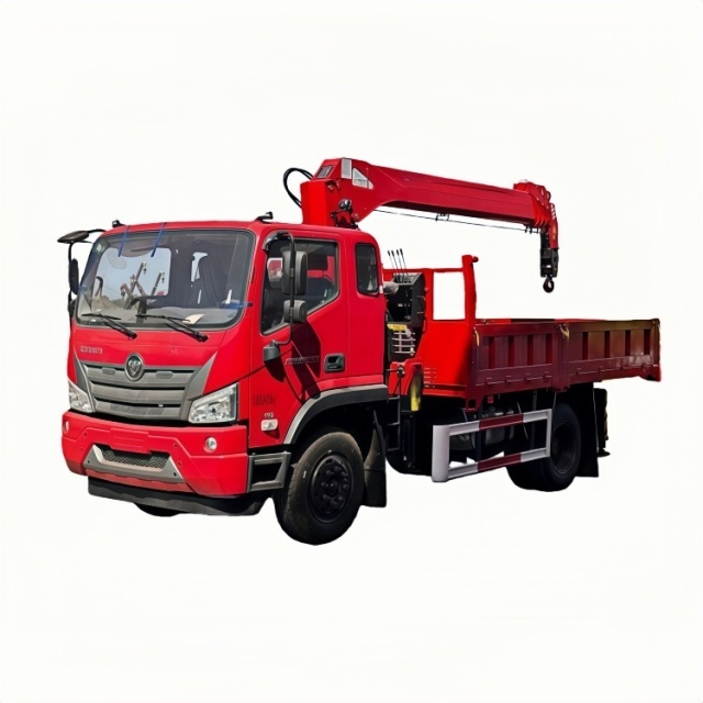 27.福田瑞沃长兴6.3吨四节臂随车起重卡车