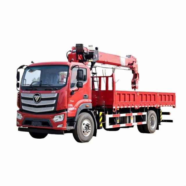 26.福田欧马可欧航8吨4节臂随车起重卡车