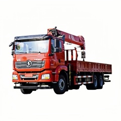15.陕汽德龙后八轮320马力随车起重卡车