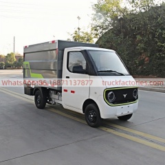 德力32马力纯电动桶装垃圾卡车