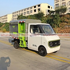 35马力纯电动自装卸式垃圾卡车