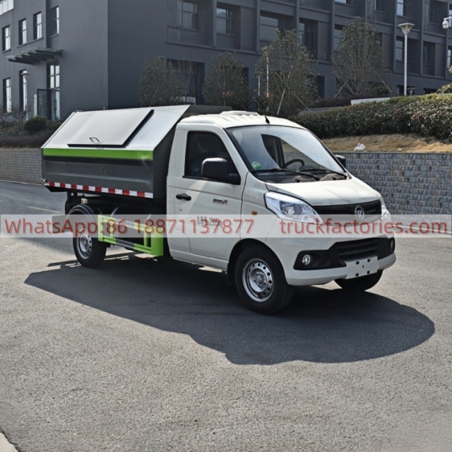 福田厢式垃圾卡车7