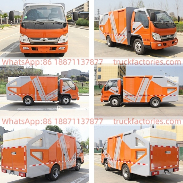 福田全柴150马力检测卡车