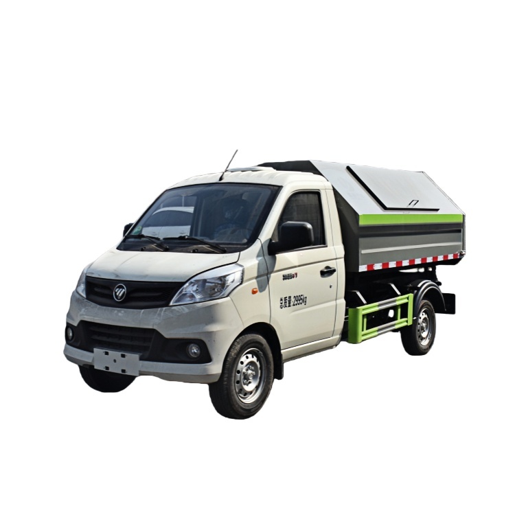 福田厢式垃圾卡车7