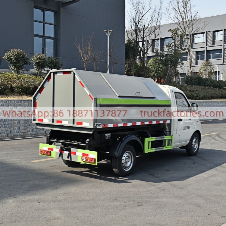 福田厢式垃圾卡车7