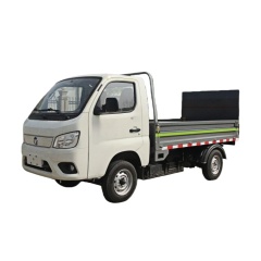 福田102马力纯电动桶装垃圾运输车