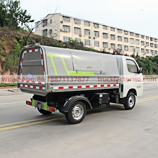 Foton 102-horsepower Pure Electric Dump Garbage Truck New Energy Sanitation Garbage Collection Vehicle