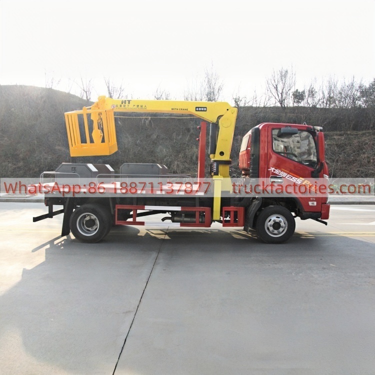 Foton 158 HP Quanchai Engine Inspection Vehicle, All-Weather Outdoor Special Truck for Vehicle Inspection