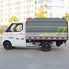 德力32马力纯电动桶装垃圾卡车